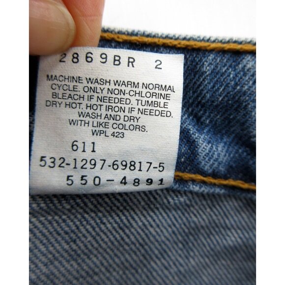 VINTAGE Levis 550 Jeans 36X31 Relaxed Fit 90s Red Tab Denim Pants USA - Picture 9 of 11